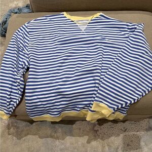 We the Free striped long sleeve shirt oversized XL
